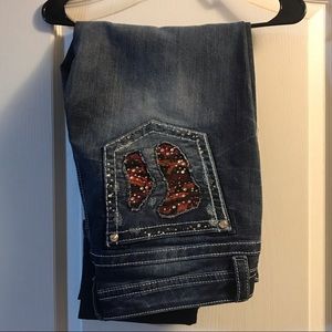 Miss Me cropped Jeans